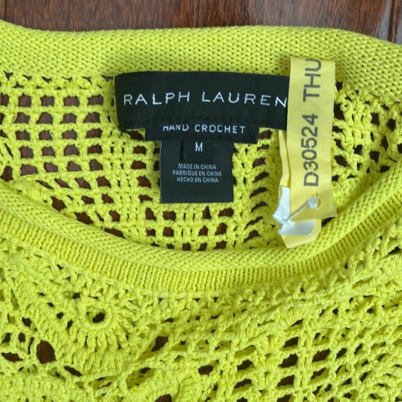 Ralph Lauren Black Label Hand Crochet Sweater - Picture 2 of 12